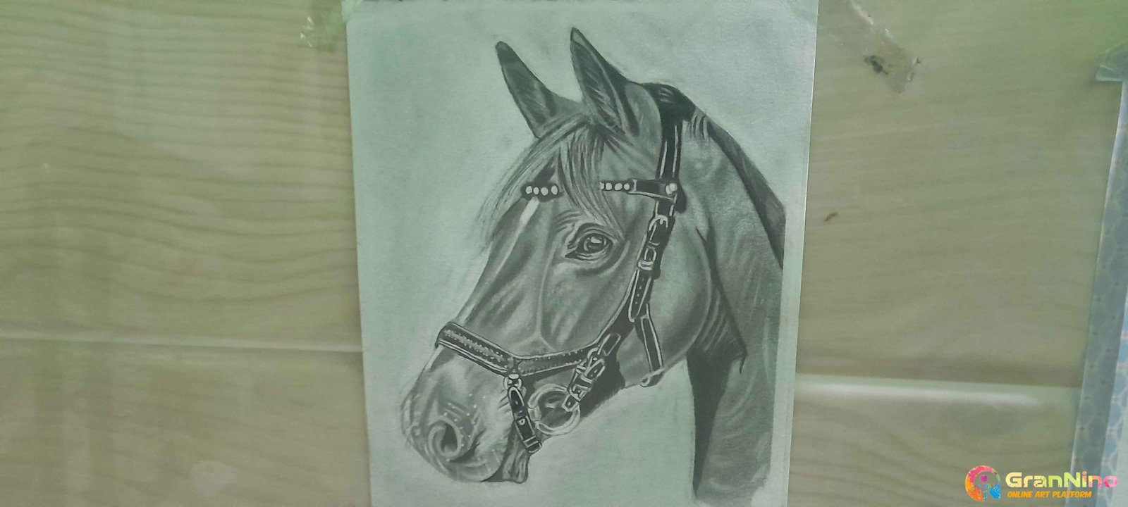Painting Of Animal Horse Sketch Horse Sketch Size A5 Size
